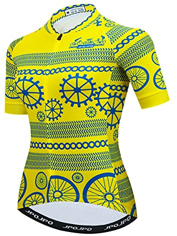 Hotlion Radtrikot für Damen, Sommer, Rennradjacken, kurzärmelig, MTB-Trikot