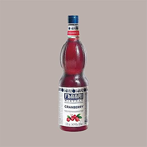 Lucgel Sciroppo Granita al Gusto di Cranbarry Mirtillo Rosso Mixybar Fabbri - 1,3 Kg -