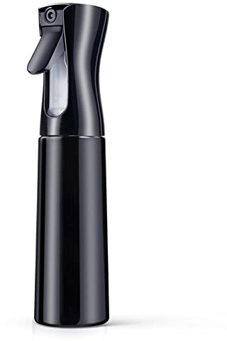 URAQT Spray Bottle for Hair, Atomizer Hairdressing Spray Bottles, Salon Water Sprayer Hair Tool (300ml, Black)