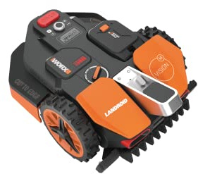 WORX WR206E Landroid Vision Robotic Lawn Mower – 600m² Patented AIA Mowing Multi-Zone, Auto Charging, 20V PowerShare Battery, Rain Sensor, Cut-to-Edge Technology, App-Controlled, 2025 Model
