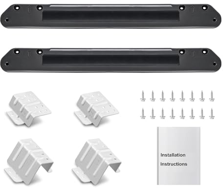 [Patented] GFA28KITN Stacking Kit for GE 28W Washer Dryer Stack Bracket Kit - Compatible with GE 28 inch Width Front Load Washers and Dryers Laundry, [Protected by U.S. Patent No. D1,011,172]