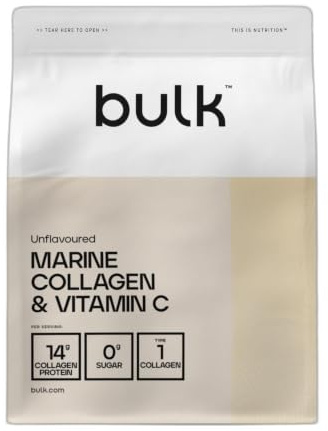 Bulk Marinekollagen- und Vitamin-C-Pulver, Orange, 250 g