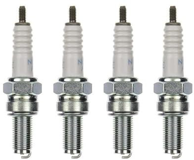 Zündkerzen Set CR8E 4 Stück – passend für Cagiva Raptor 650, Adly Canyon/Hurricane 320, Arctic Cat 400, CAN-AM DS 250 – Zündkerzen 10 mm entstört
