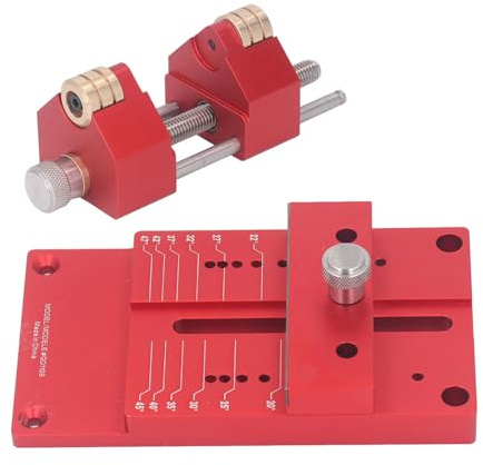 Chisel Sharpening Kit, Aluminum Alloy Honing Guide with 15 to 45 Angle Fixture and Gauge for Precise Chisels, Sturdy and Easy to Use Woodworking Tool