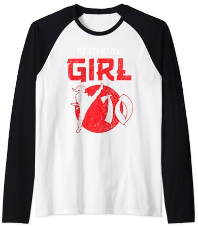 Karate Taekwondo 10 Jahre alt Geburtstag Kampfsport Mädchen Raglan