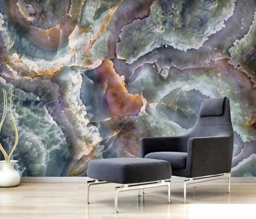 MIXUEXUNLU 3D Marmor Stein Tapete moderne Landschaft Kunst Wohnzimmer TV Tapete Sofa Schlafzimmer Dekoration Aufkleber