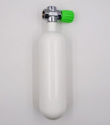 HighTechDiving Bouteille de plongée 1 l 200 bar complète avec valve SH Nitrox M26x2