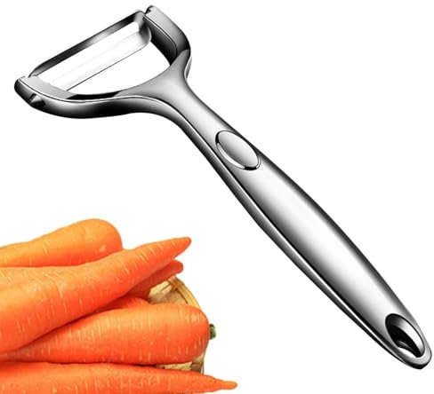 Éplucheurs en acier inoxydable pour cuisine,éplucheur en acier inoxydable | Éplucheur de fruits suspendu,Éplucheur de légumes en forme de Y, éplucheur de carottes et de pommes de terre, éplucheur de l