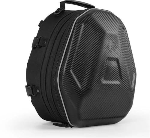 Motorbike Riding Bag Carbon Fiber Motorrad Helm Fahrrad Lagerung Tasche Hard Shell Hinten Sitz Tasche Handtasche Rucksack Elektrische Fahrrad Stamm Tasche Motorcycle Side Bag