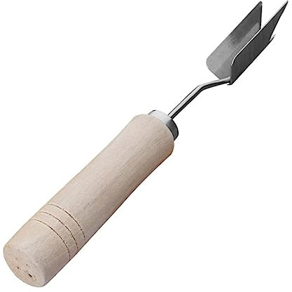STOBAZA 7pcs Stainless Steel Pineapple Cutter Wood Handle Practical Pineapple Eye Remover and Fruit Peeler for Easy and Fast for Kitchen and Outdoor Use
