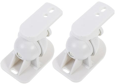 HOMSFOU 2sets Per Altoparlanti Regolabili Staffe Per Diffusori Stereo Inclinabili e Girevoli Theatre