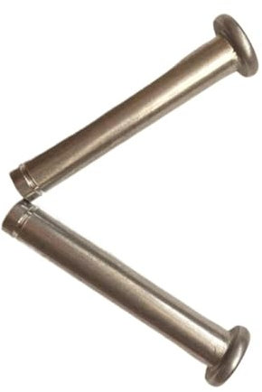 YANGC 15 PZ M3 M4 Perno Cerniera in Acciaio Inox Slot Aperto Intaglio Colonna Cilindrica Perni Giocattoli Biella 20mm-40mm Lunghezza(M3,30mm)