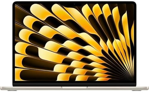 Apple MacBook Air 13-tums bärbar dator med M4-chip: Designad för Apple Intelligence, 13,6 tum Liquid Retina-skärm, 24 GB enhetligt minne, 512 GB SSD-lagring, stjärnljus; NL