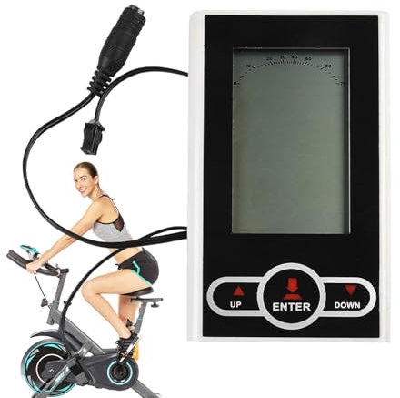 Fahrradtacho Analog | Fahrradmonitor Tachometer mit LCD-Display | Geschwindigkeit Kalorien Distanzmessung Gym Zubehör für Indoor Cycling