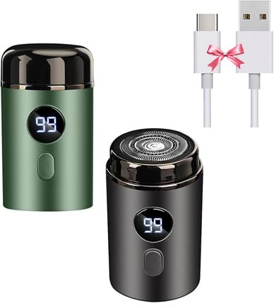 Easy Trim Rasoir, Easy Rasoir Trim Partie Intime Femme Homme,Lavable Sans Fil Usb Voyage (2pcs)