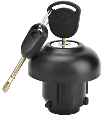 Hoite Tapa de llenado de combustible con cerradura, con 2 llaves, compatible con Ford Transit MK7 1715043 9C119K163AA