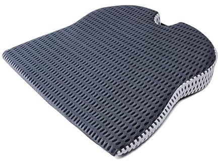 XILUOWUDI Cuscino del Sedile a Cuneo per Jeep Cherokee IV (KK) | 2008-2012, Cuscino a Cuneo, Elevazione Postura Adulti con Memory Foam, Accessori Auto,Grey 1