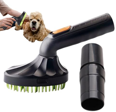 Spazzola Aspirante Per Cani E Gatti, Cardatore Per Cani Pelo Lungo/Corto, Spazzola Di Aspirazione Per Cane E Gatti, Strumento Per Rimuovere I Di Cuccioli E Gatto, accessoria Per Aspirapolvere