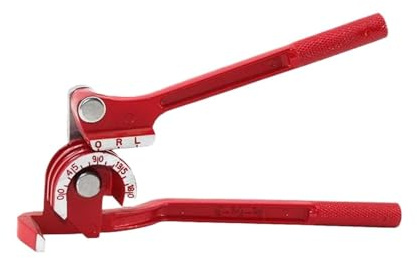 piegatrice per tubi Strumento piegatubi 3 in 1, macchina piegatubi da 90-180 gradi for tubi da 6 mm/8 mm/10 mm(Meter)