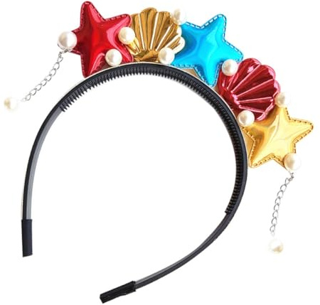 Kinder Haarreifen mit Ozeanmotiv, Seestern und Muscheldesign