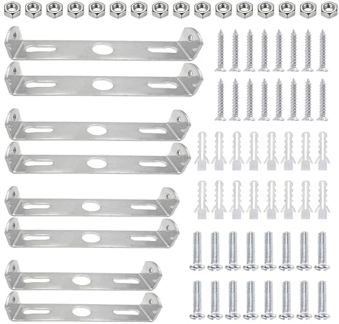 GmwyCzV 8 Piezas Soporte Lampara Techo, 80/90/100/110 mm Soporte Luminaria Techo, Techos Luz Placa con Tornillos y Accesorios, para Lámparas de Techos Lámparas Colgantes Oficina Hogar