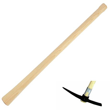 bauCompany24 Kreuzhackenstiel 950 mm, ovales (kleines) Auge, Eschenholz, 100%