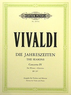 4 JAHRESZEITEN 4 WINTER - arrangiert für Violine - Klavier [Noten / Sheetmusic] Komponist: VIVALDI ANTONIO [Gebundene Ausgabe]