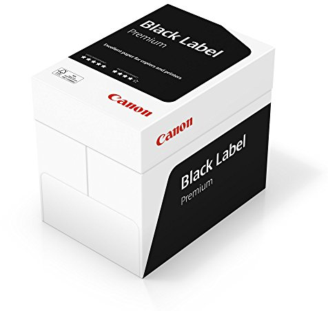 Canon Black Label Premium FSC A4 80gsm (5 x Pack 500 Sheets) White Copier, Laser, Inkjet Paper, 96603554