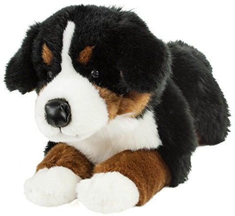 Kuscheltier Berner Sennenhund 45 cm liegend braun/schwarz/weiß Plüschbernersennenhund Uni-Toys