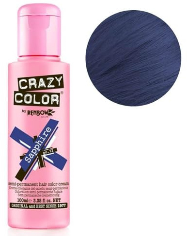 Crazy Color Tint Hårfärg 72 Sapphire 100 ml,