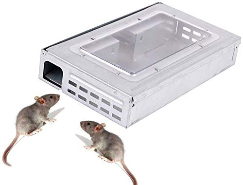 WZCXYX Large-scale Household Mousetrap, Multi-function Bait Box, Automatic Continuous Mousetrap, Reusable Mousetrap, High-efficiency Mousetrap, Mousetrap, Mouse Trap, Rodent Cage