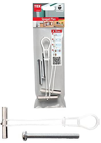 TOX 36600051 Spagat Plus Hollow Wall Anchor, Silver, M8