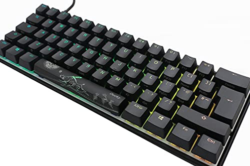 Ducky Channel Mecha Mini RGB Blacklit Speed Silver Cherry MX Switch UK Layout