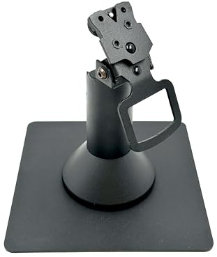 DCCStands Ingenico Lane Axium RX 7000 Freestanding Swivel and Tilt Metal Stand with Square Plate