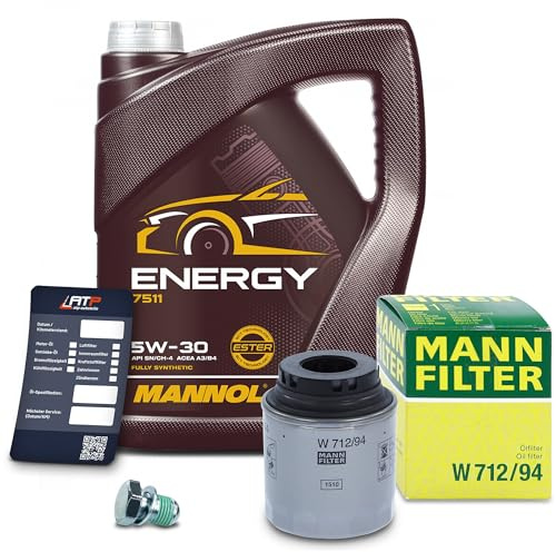 BESTPRICE ATP Ölfilter + 5l 5W-30 Motoröl | Kompatibel mit: AUDI A1, A1 Sportback, A3, A3 Cabriolet, A3 Sportback, SEAT ALHAMBRA, ALHAMBRA VAN, ALTEA, ALTEA XL, IBIZA IV