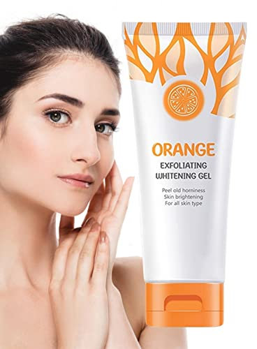 Orange E xfoliating Whitening Gel, Gesichtspeeling-Gel,Peeling Für Gesicht Tiefenreinigung,für Trockene, Normale, Fettige Und Mischhaut, Gesichtspeeling Gel Tiefenreinigung Und Glättung