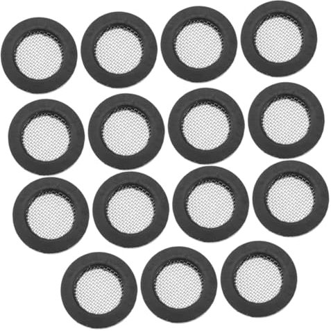 BESTonZON Schlauch Dichtung 1/2 Zoll Mit Stahlgitterfilter 60 Stück Aus Verschleißfestem Stahl Und Gummi Wellenförmiges Flexibles Rohr Für Waschmaschine Und Wasserhahn Reparaturset