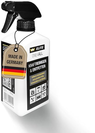 ELITE ONE4ALL Kraftreiniger & Entfetter – Gebrauchsfertiger Reiniger für abwaschbare Oberflächen, entfernt Fette, Nikotin und Schmierfilme – Ideal für Innen und Außen