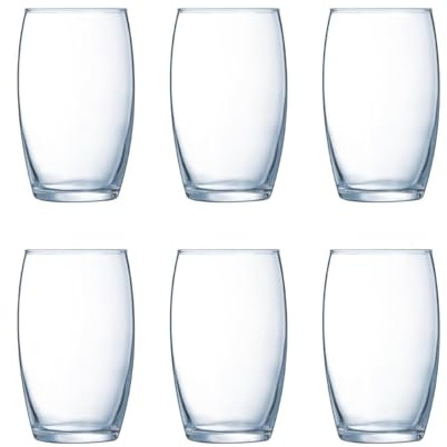 Luminarc La Cave Lot de 6 verres hauts en verre 36 cl Sodo recyclable