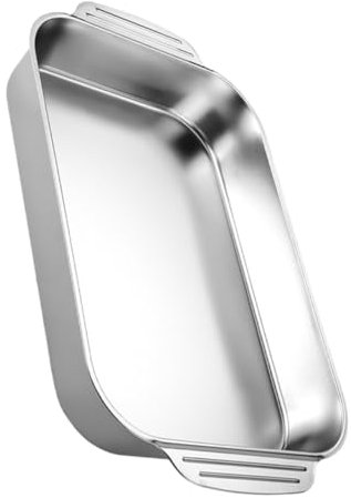 GLEAVI Non-Stick Grilled Fish Plate Stainless Steel Baking Versatile Pan for Oven Baking Cookie