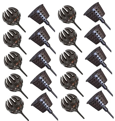 iplusmile 20pezzi Scatola Per Fertilizzanti in Plastica Da Pz Contenitore Per Fertilizzanti Per Bonsai Cestino Per Da Giardinaggio Design Punta Facile Usare Per Irrigazione Del