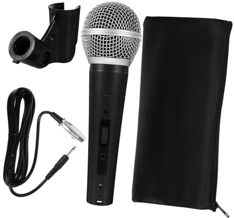 CVUTOVO Micrófono Vocal con Cable Diseño Ergonómico Sonido Profesional para Ktv y Presentaciones para Cantar y Conferencias