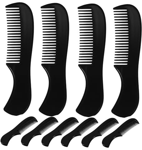 CLISPEED 10 Stück Teiliges Bartkamm Herren Kompakt und Tragbar Glattes Styling Geeignet für Haartypen Pflegeleicht und Komfortabel für Unterwegs und Tägliche Bartpflege