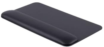 Ergonomische Handgelenkauflage für Tastaturen, schwarz, 495 x 270 x 25 mm | ErgoPols Classic Modell, ergonomisch, für Tastaturen, für Büro/Zuhause, hochwertiges Leder, pflegeleicht