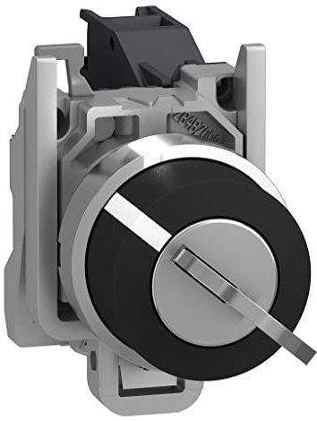 Schneider XB4BG41 Schlüsselschalter, 2-Stellungen, 1S, Rastend, Schloß 455