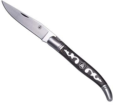 LAGUIOLE - Klappmesser mit grauem Pakka-Holzgriff - -