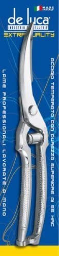 De Luca Forbice trinciapollo Professionale Interamente Acciaio temperato Cromato Lucido