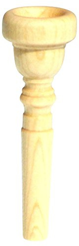 Rieger & Gräf TR1-1/2C Ahorn Mundstück für Trompete (hochwertiges Allroundmundstück für Trompete aus geöltem Ahornholz, mittelflacher Kessel- & mittelbreiter Rand mit 17 mm Innendurchmesser)