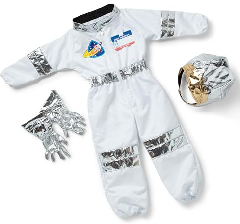 Melissa & Doug Astronauten-Kostüm für Kinder | 5-teilig | Rollenspiel | Für Kinder ab 3 Jahren