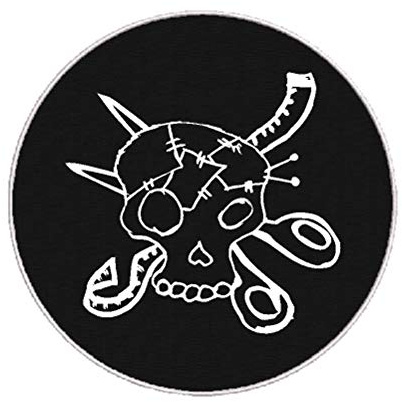 Wolfszeit Custom Color Patch - Rückenaufnäher mit deinem Logo/Bild individuell bedruckt (schwarz/weiß)